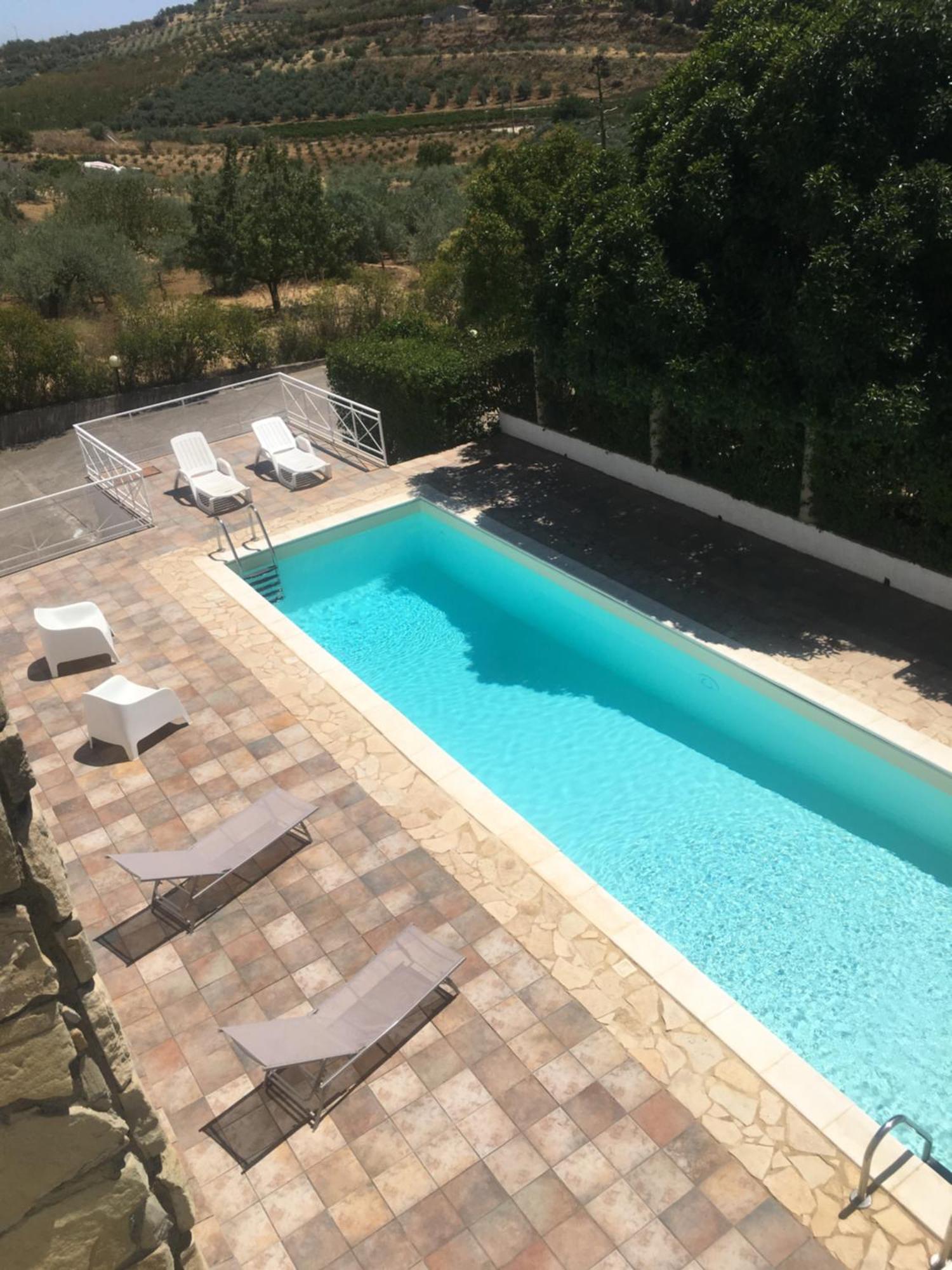 Stria House Villa Mazzarino Bagian luar foto